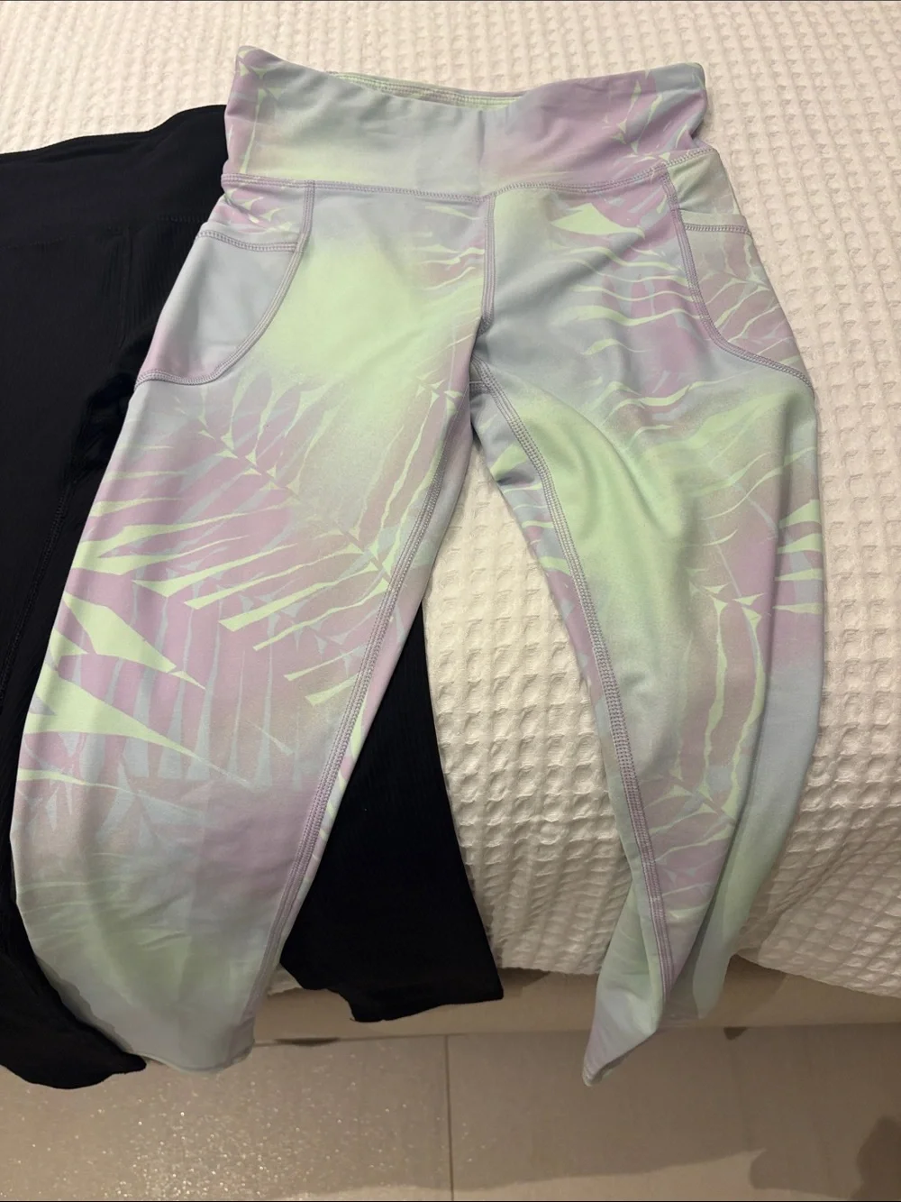 Old Navy Girls' Leggings Set - Black, Pink, Orange, Mint